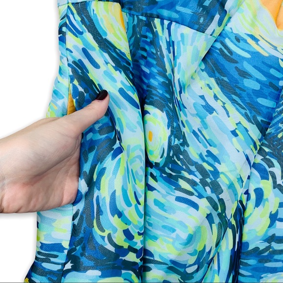 NWOT Modcloth Geode Starry Night Art-To-Wear Dress - Picture 9 of 15